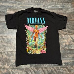 NIRVANA Classic Black Tee